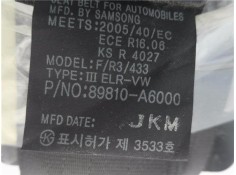 Recambio de cinturon seguridad trasero izquierdo para hyundai i30 (gd) 1.4 base referencia OEM IAM 89810A6000  