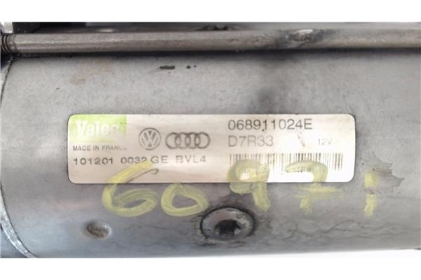 Recambio de motor arranque para audi a4 berlina (8e) 1.9 tdi (96kw) referencia OEM IAM 06891102AE 1012010032GE 