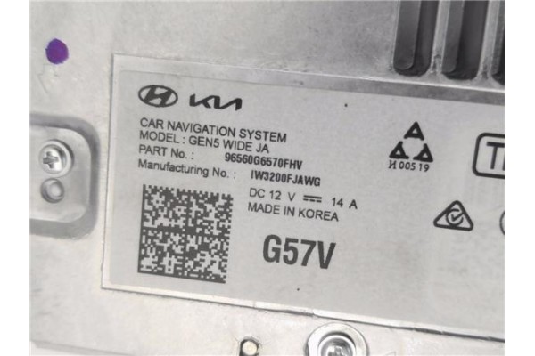 Recambio de pantalla para kia picanto (ja) 1.0 gdi drive 5mt referencia OEM IAM 96560G6570  