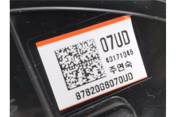 Recambio de retrovisor electrico derecho para kia picanto (ja) 1.0 gdi drive 5mt referencia OEM IAM 87620G6070UD  