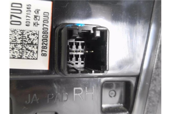 Recambio de retrovisor electrico derecho para kia picanto (ja) 1.0 gdi drive 5mt referencia OEM IAM 87620G6070UD  