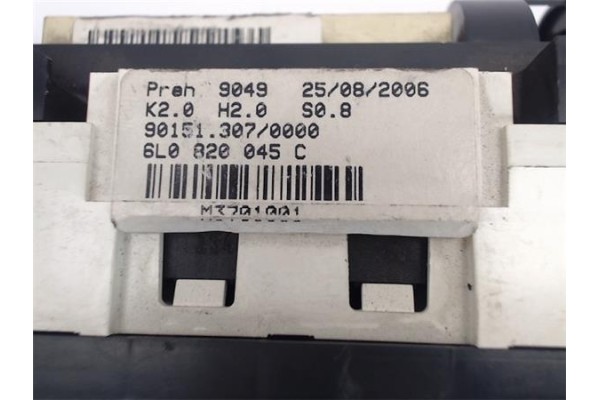 Recambio de mandos calefaccion / a.a. para seat ibiza (6l1) referencia OEM IAM 6L0820045C  