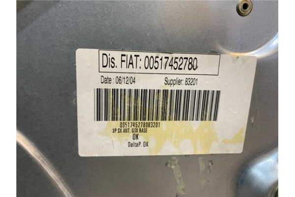 Recambio de elevalunas electrico delantero izquierdo para fiat stilo (192) 1.6 16v (192_xb1a) referencia OEM IAM 46831640 500026