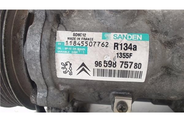 Recambio de compresor aire acond. para peugeot 207 sw 1.6 hdi referencia OEM IAM 6453WK 9822826880 