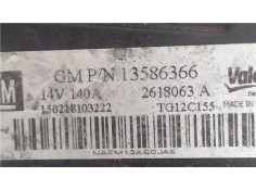 Recambio de alternador para opel astra j berlina 5p 1.6 selective referencia OEM IAM 13586367  
