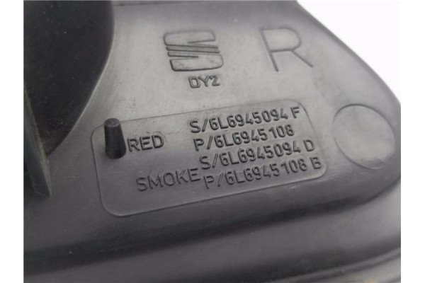 Recambio de piloto porton trasero derecho para seat ibiza (6l1) 1.4 16v referencia OEM IAM 6L6945094F 6L6945108 