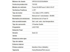 ford focus ii (da_) del año 2005