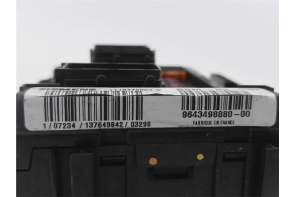 Recambio de caja fusibles/rele para citroen berlingo 1.9 d (mfwjz) referencia OEM IAM 9643498880 T118470003 