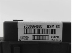 Recambio de caja fusibles/rele para citroen xsara berlina 2.0 hdi 109 referencia OEM IAM 9650664080 34278107 