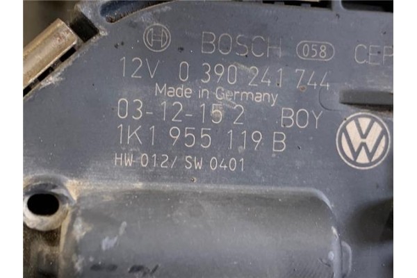 Recambio de motor limpiaparabrisas delantero para volkswagen golf vi (5k1) 1.4 advance referencia OEM IAM 1K1955119B 0390241744 