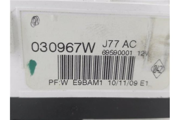 Recambio de mandos calefaccion / a.a. para renault clio iii 1.5 dci (c/br1g) referencia OEM IAM 69597003 030967W 