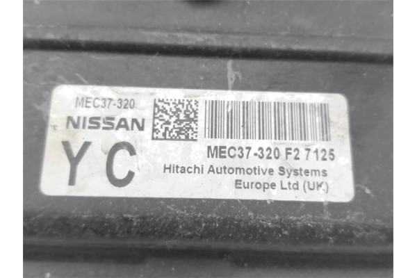 Recambio de centralita para nissan micra (k12e) 1.2 16v referencia OEM IAM MEC37320F27125 YC 