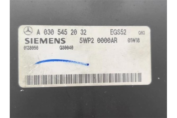 Recambio de centralita cambio automatico para mercedes-benz clase e (bm 210) berlina 2.6 240 (210.062) referencia OEM IAM 030545