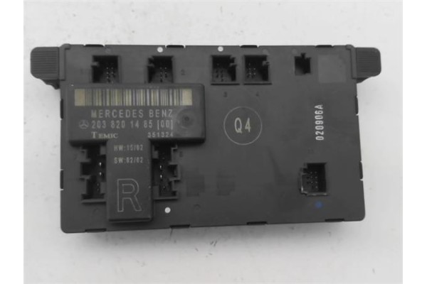 Recambio de centralita cierre para mercedes-benz clase c (bm 203) berlina 1.8 180 compressor (203.046) referencia OEM IAM 203820