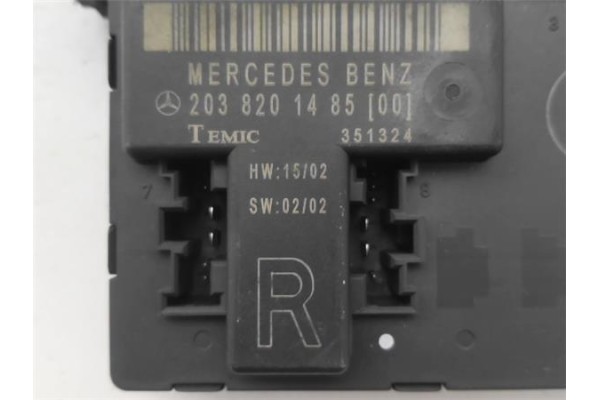 Recambio de centralita cierre para mercedes-benz clase c (bm 203) berlina 1.8 180 compressor (203.046) referencia OEM IAM 203820