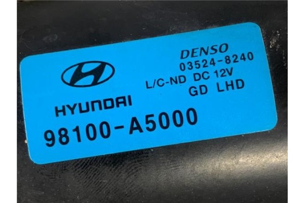 Recambio de motor limpiaparabrisas delantero para hyundai i30 (gd) 1.4 base referencia OEM IAM 98100A5000 3,52E+07 