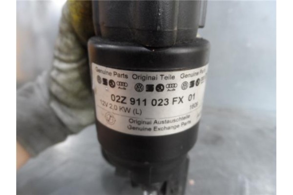 Recambio de motor arranque para seat altea (5p1) 1.9 tdi referencia OEM IAM 02Z911023FX  2Z911023F , AUDI | 2Z911023H , AUDI | 2