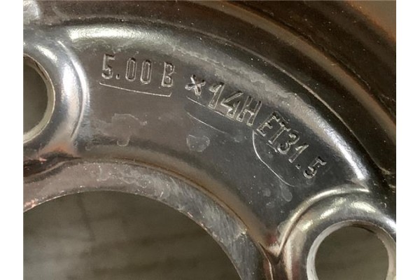 Recambio de neumatico rueda repuesto para ford ka (ccu) 1.2 referencia OEM IAM BS511007AA 1742570 