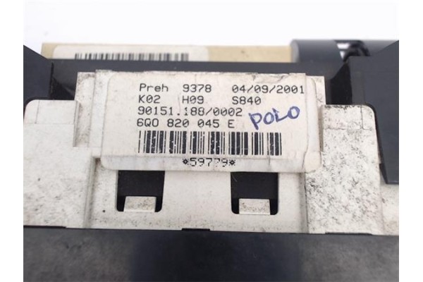 Recambio de mandos calefaccion / a.a. para volkswagen polo iv (9n1) referencia OEM IAM (6Q0820045E) (90151188/0002) 