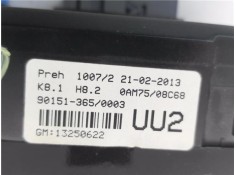 Recambio de mandos climatizador para opel zafira 1.7 cdti referencia OEM IAM 13250622  