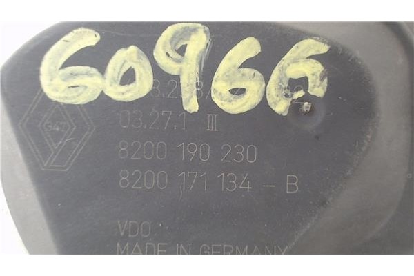 Recambio de caja mariposa aire para renault megane ii (bm0/1_, cm0/1_) 1.6 16v (bm0c, cm0c) referencia OEM IAM 8200190230 820017