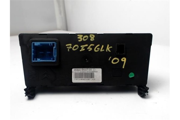 Recambio de mandos climatizador para peugeot 308 sw 1.6 sport referencia OEM IAM 96850724XT00  