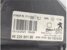 Recambio de faro delantero dcho para peugeot 208 1.2 access referencia OEM IAM 9822690180 90160648 