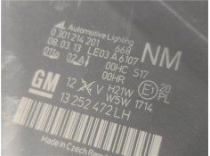Recambio de faro delantero izquierdo para opel zafira 1.7 cdti referencia OEM IAM 13252472LH 301214201 