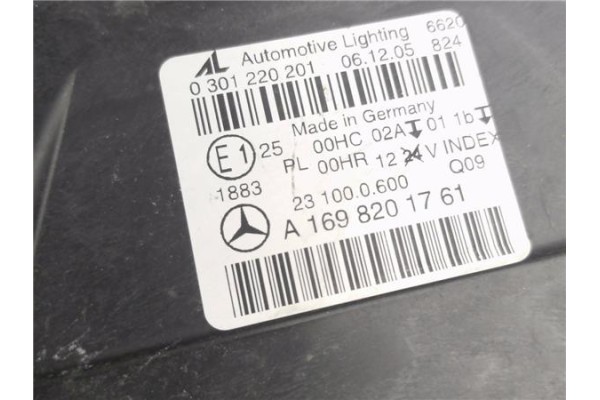 Recambio de faro delantero izquierdo para mercedes-benz clase b (bm 245) 1.7 170 (245.232) referencia OEM IAM A1698201761 3,01E+