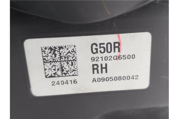 Recambio de faro delantero dcho para kia picanto (ja) 1.0 gdi drive 5mt referencia OEM IAM 92102G6500  