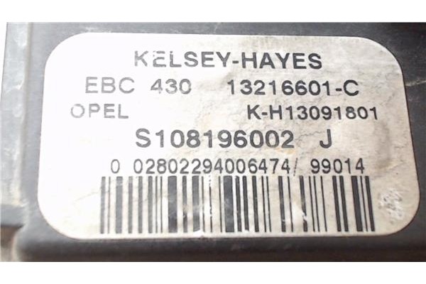 Recambio de nucleo abs para opel vectra b berlina 2.0 dti 16v referencia OEM IAM 13216601C KH13091801 