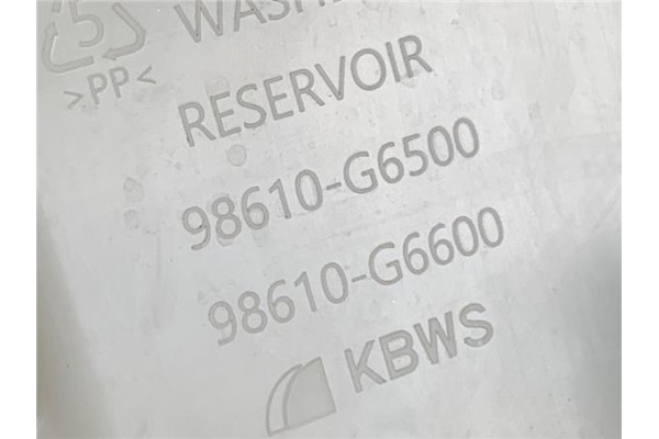 Recambio de deposito limpiaparabrisas para kia picanto (ja) 1.0 gdi drive 5mt referencia OEM IAM 98610G6500 98610G6600 