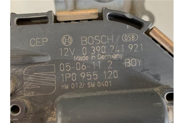 Recambio de motor limpiaparabrisas delantero para seat leon (1p1) 1.9 tdi referencia OEM IAM 0390241921 1P0955120 