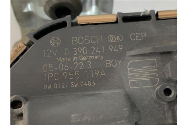 Recambio de motor limpiaparabrisas delantero para seat leon (1p1) 1.9 tdi referencia OEM IAM 1P0955119A 390241949 