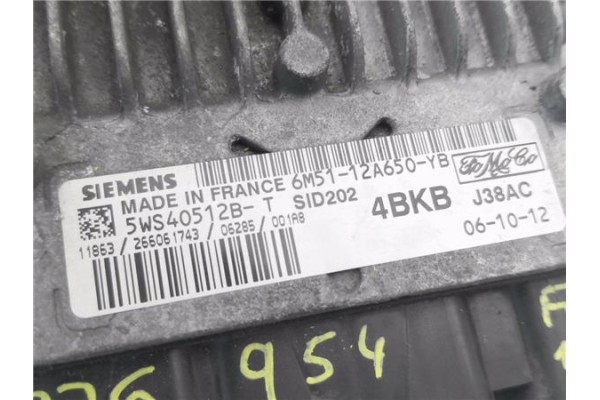 Recambio de centralita para ford focus ii (da_) 1.8 tdci referencia OEM IAM 6M5112A650YB 4BKBJ38AC 