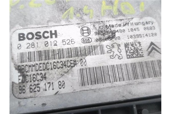 Recambio de centralita para peugeot 207 1.4 confort referencia OEM IAM 9662517180 281012526 