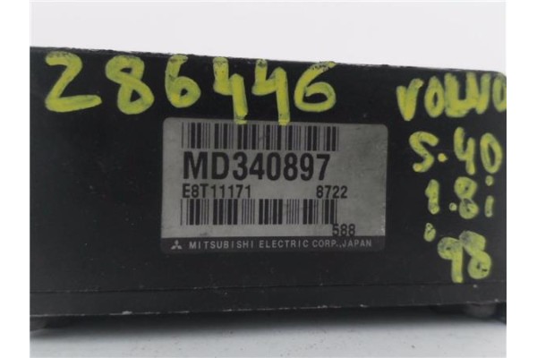 Recambio de centralita para volvo s40 berlina 1.8 i referencia OEM IAM MD340897 E8T11171 