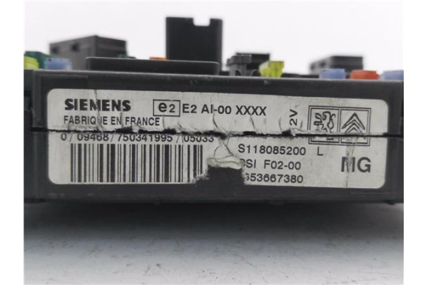 Recambio de bsi para citroen c3 1.4 hdi referencia OEM IAM 9653667380 118085200 