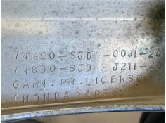 Recambio de moldura porton trasero para honda fr-v (be) 1.7 referencia OEM IAM 74890SDJ003120 74890SJDJ21120 