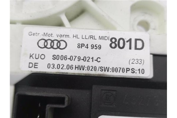 Recambio de motor elevalunas trasero izquierdo para audi a3 sportback (8pa) 2.0 tdi ambiente referencia OEM IAM 8P4959801D  