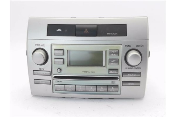 Recambio de radio / cd para toyota corolla verso (r1) 1.8 sol referencia OEM IAM 861200F010  