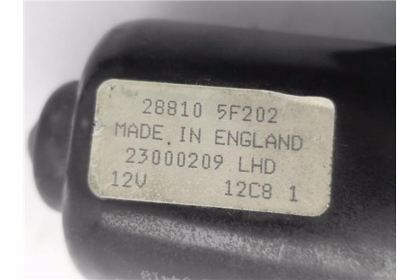 Recambio de motor limpiaparabrisas delantero para nissan micra (k11) 1.0 referencia OEM IAM 288105F202 23000209LHD 