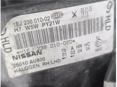 Recambio de faro delantero dcho para nissan primera berlina (p12) 1.9 dci referencia OEM IAM 26010AU800 1EJ23801002 