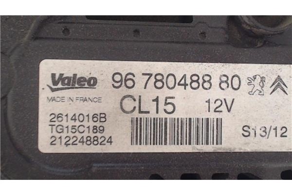 Recambio de alternador para peugeot 207 1.6 premium referencia OEM IAM 9678048880  