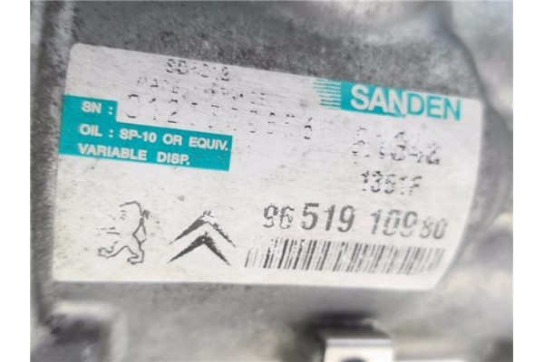 Recambio de compresor aire acond. para citroen c4 berlina 1.4 16v referencia OEM IAM 9651910980  