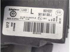 Recambio de faro delantero izquierdo para volkswagen golf vi (5k1) 1.4 advance referencia OEM IAM 5K1941005J 89319331 