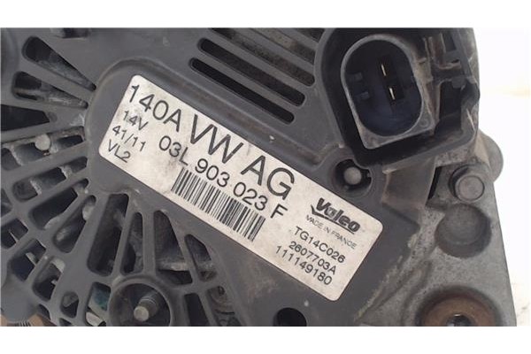 Recambio de alternador para seat leon (1p1) 1.6 tdi referencia OEM IAM 03L903023F TG14C026 
