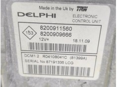 Recambio de centralita para renault clio iii 1.5 dci (c/br1g) referencia OEM IAM 8200911560 8200909666 