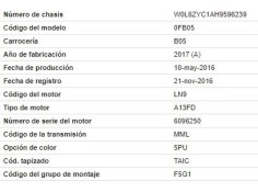 opel combo d del año 2016