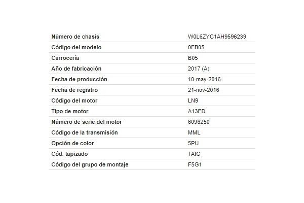 opel combo d del año 2016